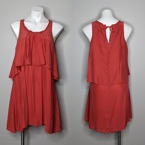 WHIT Coral Layered Dress